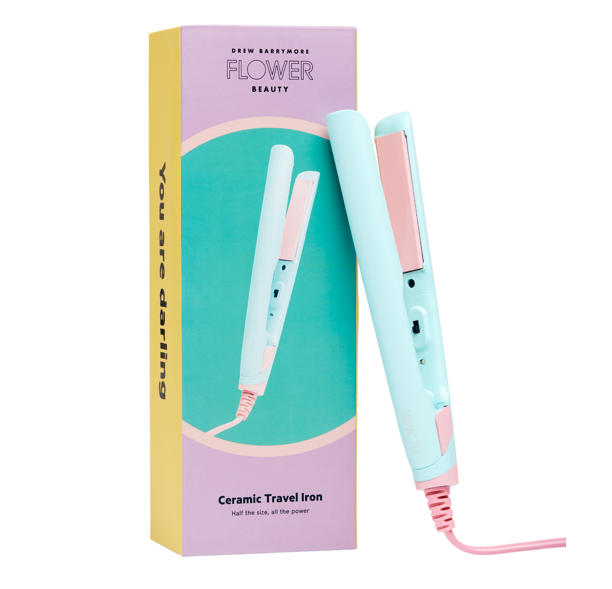 Travel Flat Iron Flower Hair Tools by Drew Barrymore FLOWER Hair Tools